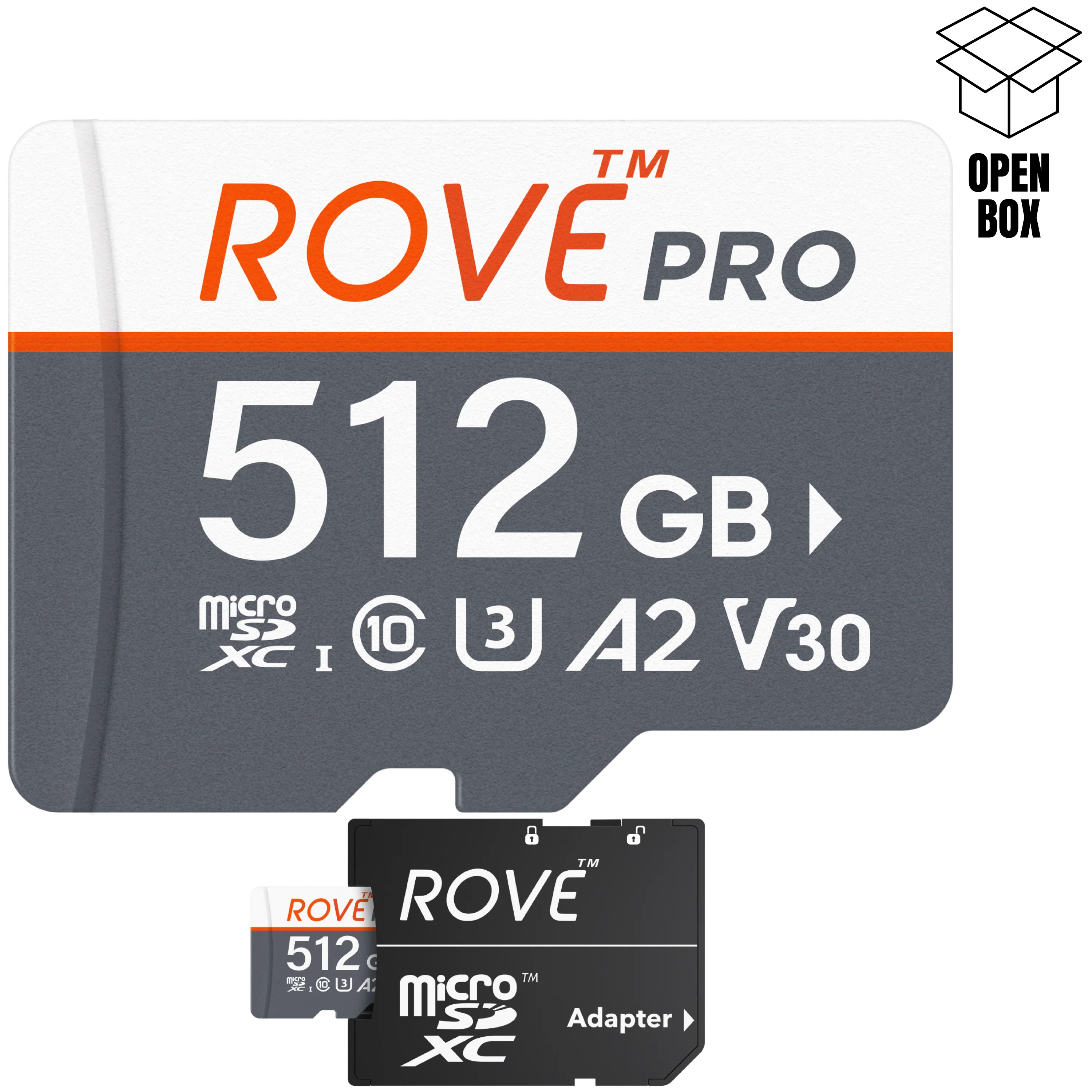 ROVE PRO Micro SDXC Card 128/256/512GB/1TB | Returned Item within their 1st 30-days [Open Box] - Image 5