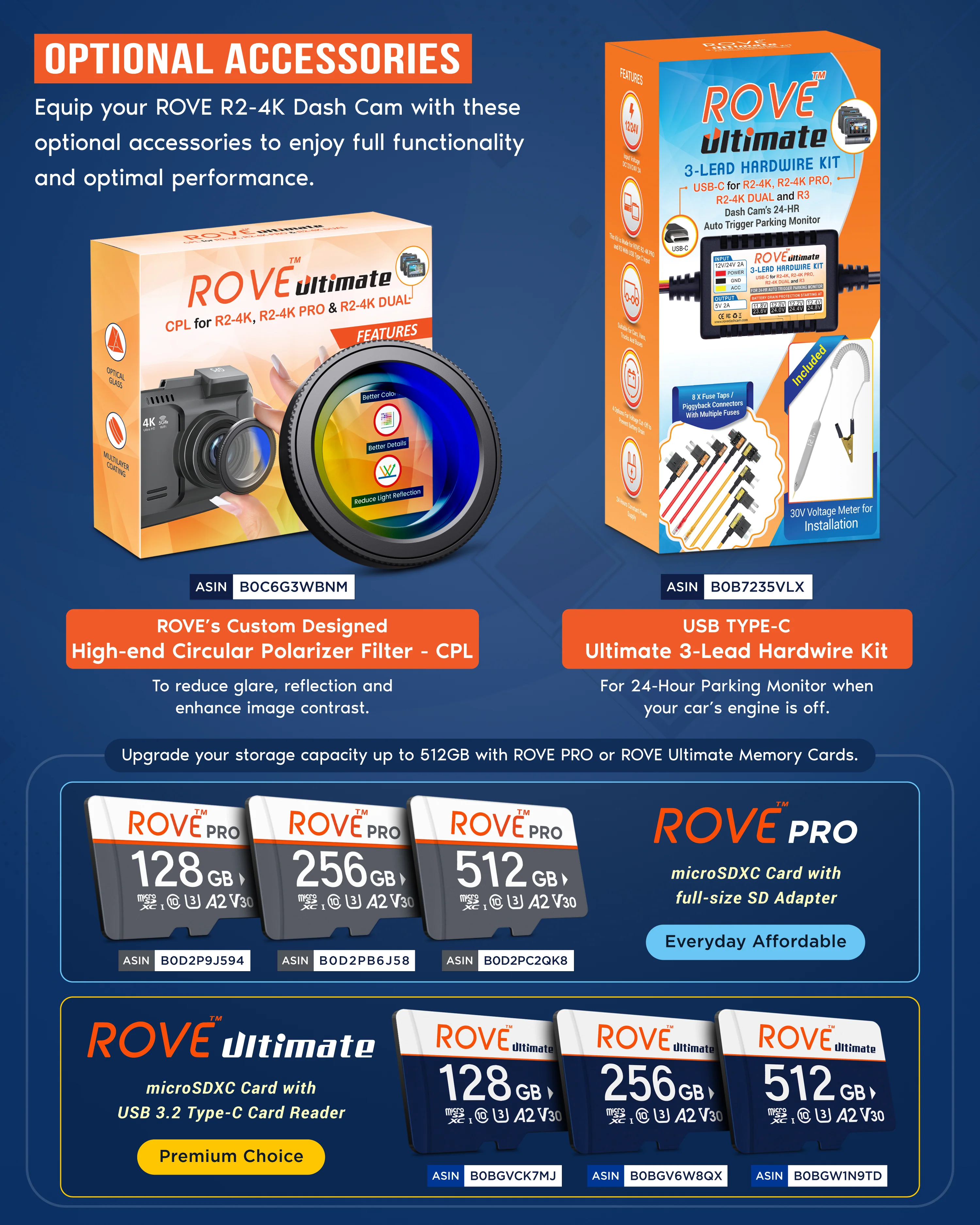 ROVE R2-4K Dash Cam 4K Ultra HD 2160P Car Dashboard Camera Built In Wi-Fi 6 & GPS - Image 8