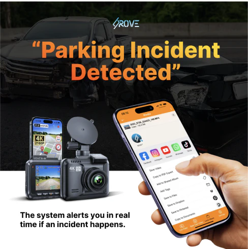 ROVE R2-4K Dash Cam Bundle | FREE ROVE PRO 128 GB microSD Card - Image 3