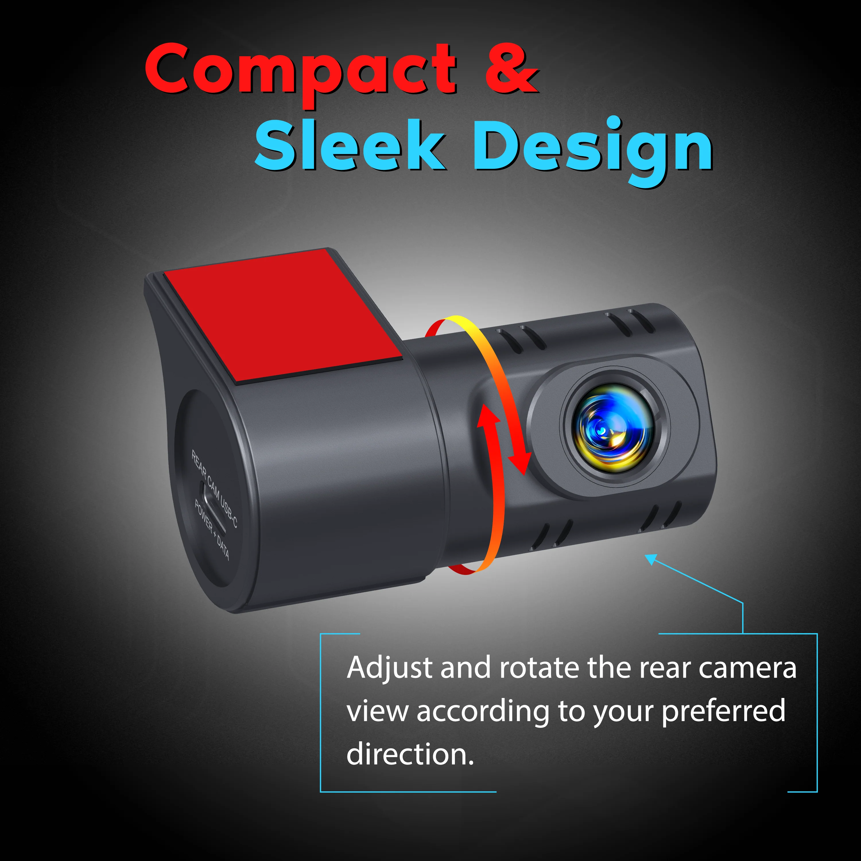 ROVE R2-4K DUAL Rear Camera - Full HD 1080P Recording, F1.8 Aperture and 140-Degree A+ Wide Angle - Image 5