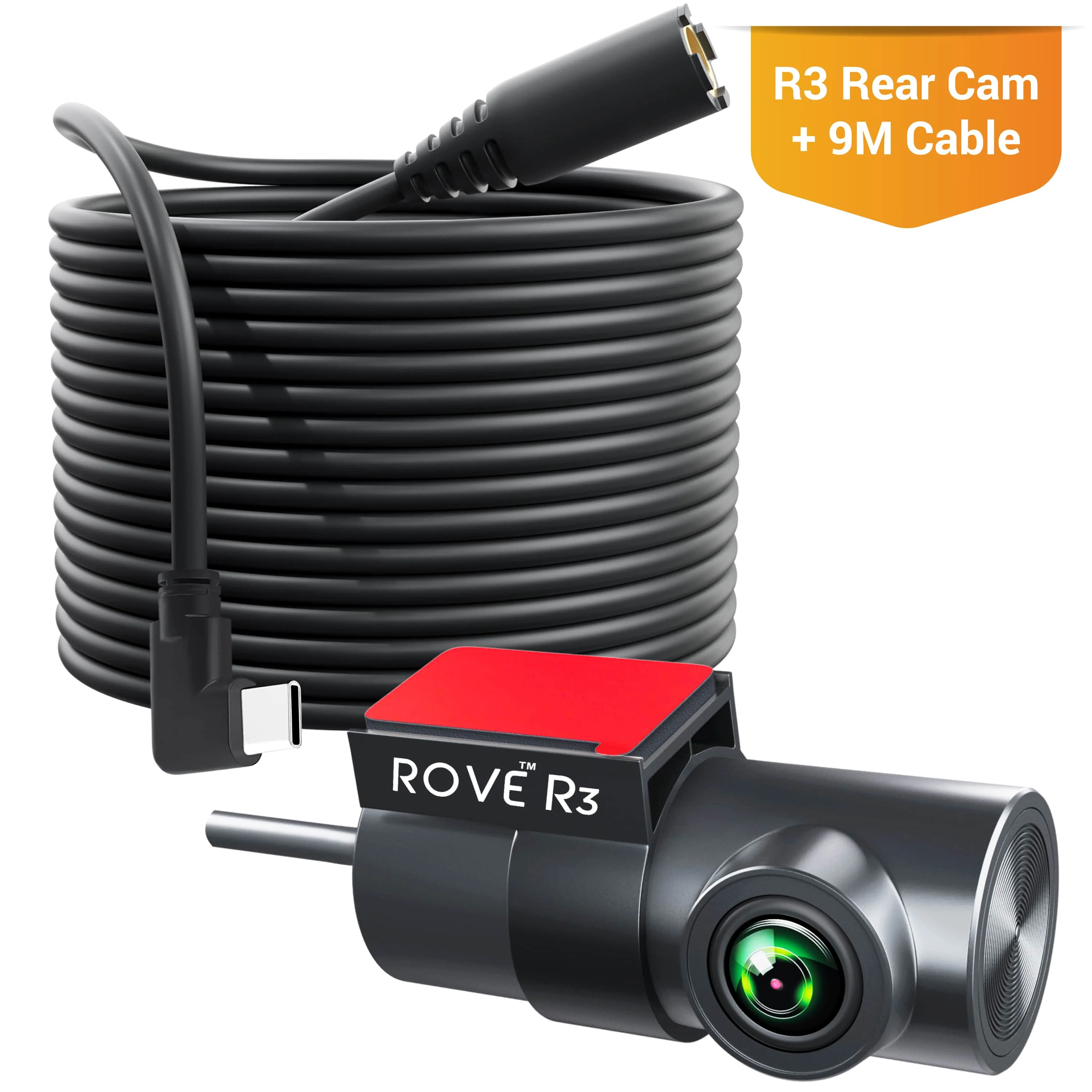 ROVE R3 Rear Cam, 180° Vertically Rotatable, 1080p full HD F1.8-140° Wide Angle and Night Vision enabled, Interior Rear Cam for Car, Truck, Mini RVs and Camper van | Check Compatibility Image Before Purchasing - Image 6