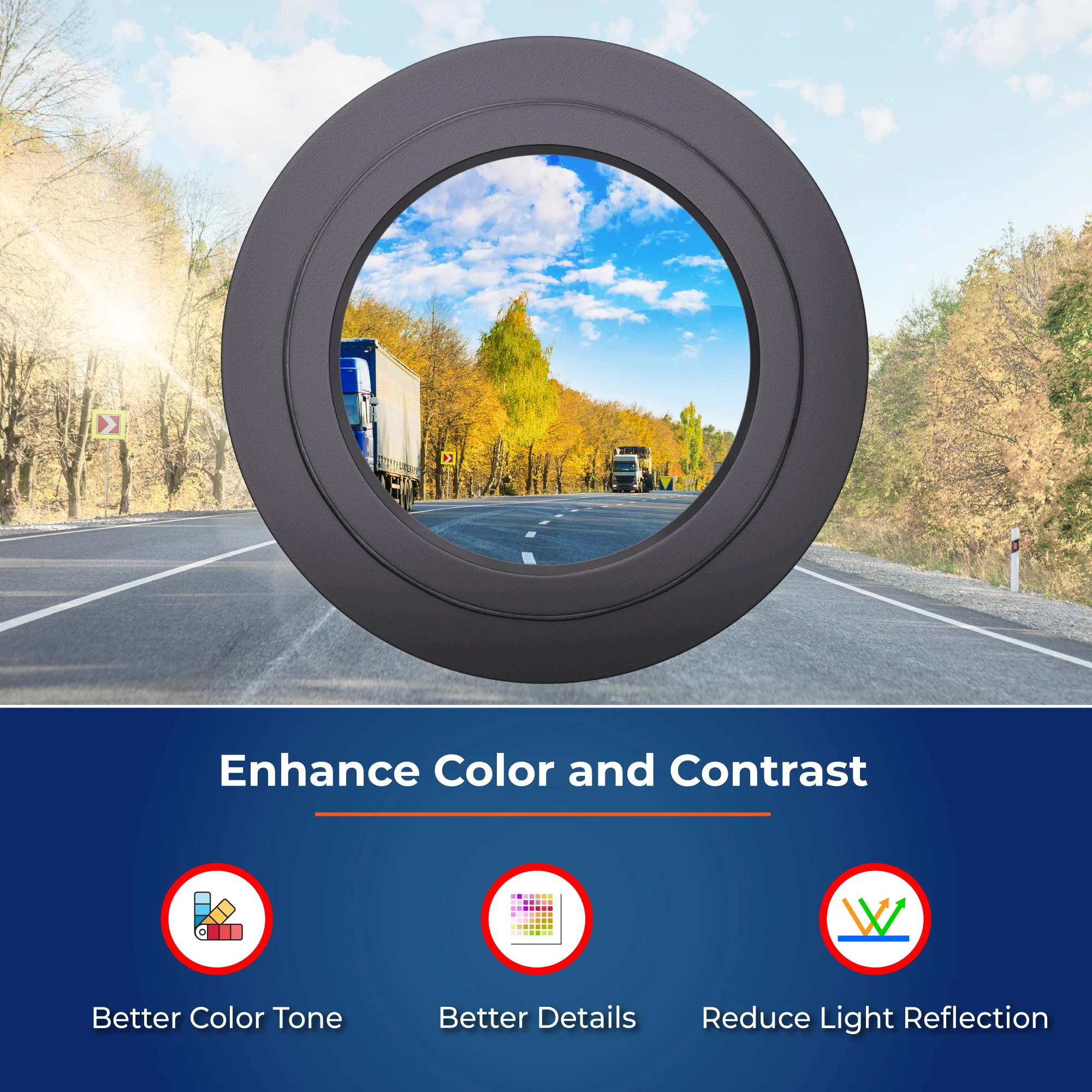 ROVE Ultimate CPL Filter for ROVE R2-4K PRO, R2-4K DUAL and R2-4K (with USB-C Port) Dash Cam Models - Image 3