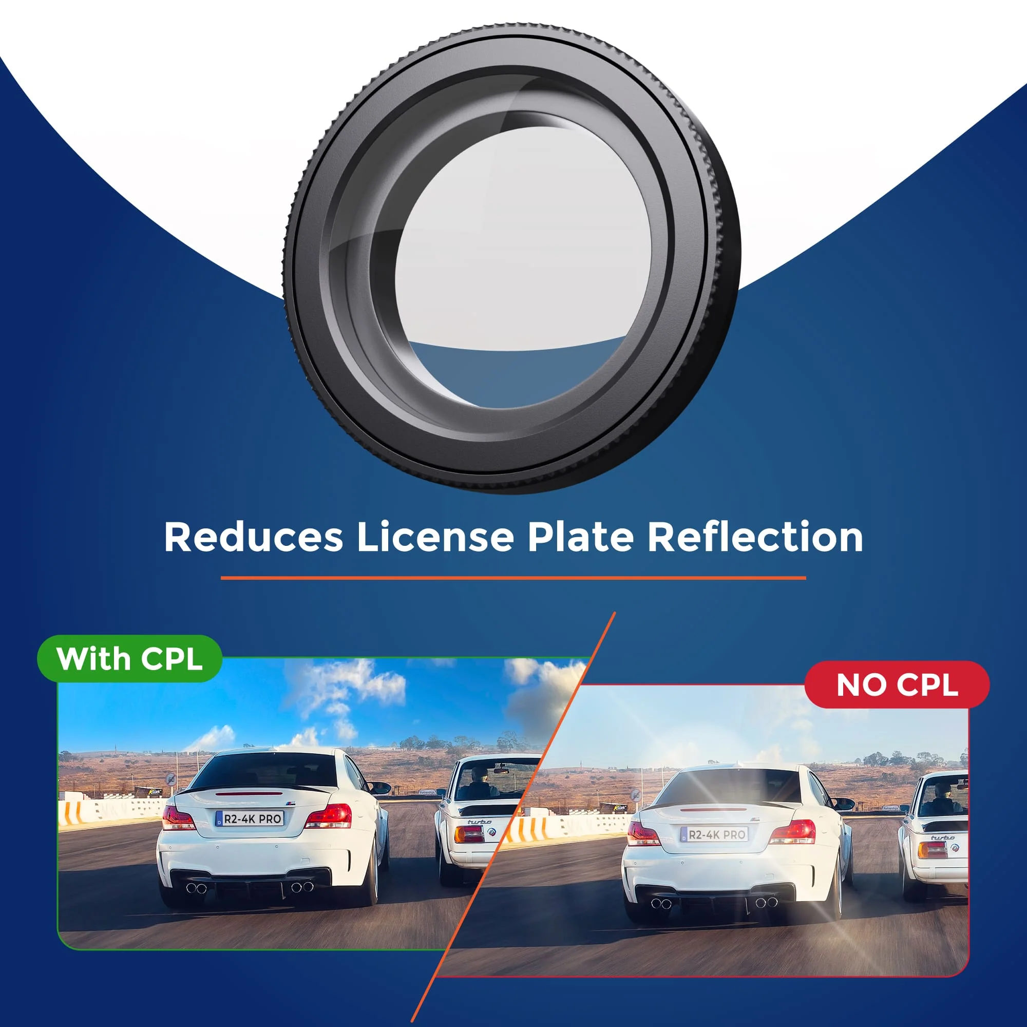 ROVE Ultimate CPL Filter [Open Box], Anti-Glare Circular Polarizer Lens for ROVE R2-4K, R2-4K PRO & R2-4K DUAL Dash Cam Models - Image 6