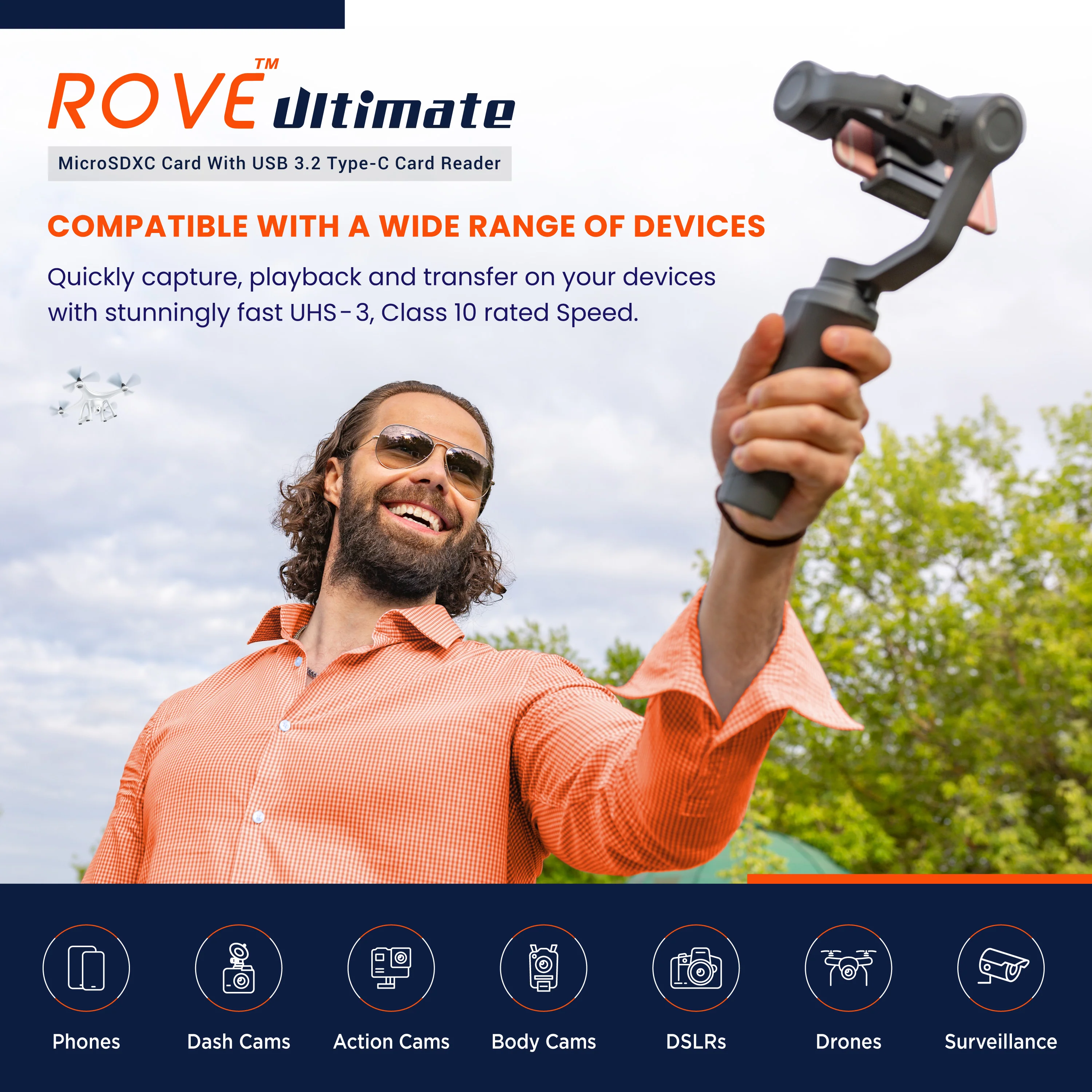 ROVE Ultimate 512GB/256GB/128GB Micro SD Card with Card Reader | Returned Item within their 1st 30-days [Open Box] - Image 5